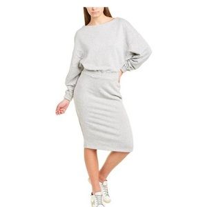 All Saints NWOT SWEAT SHIRT Open back Chrissy dress